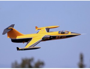 Freewing F-104 Starfighter Yellow 90mm 9 Blade EDF Jet IR PNP Version